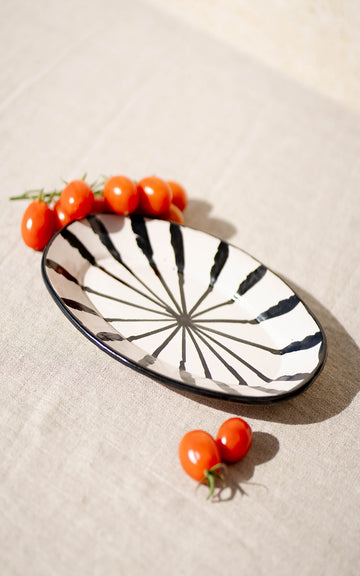 BLUE DESSERT PLATE