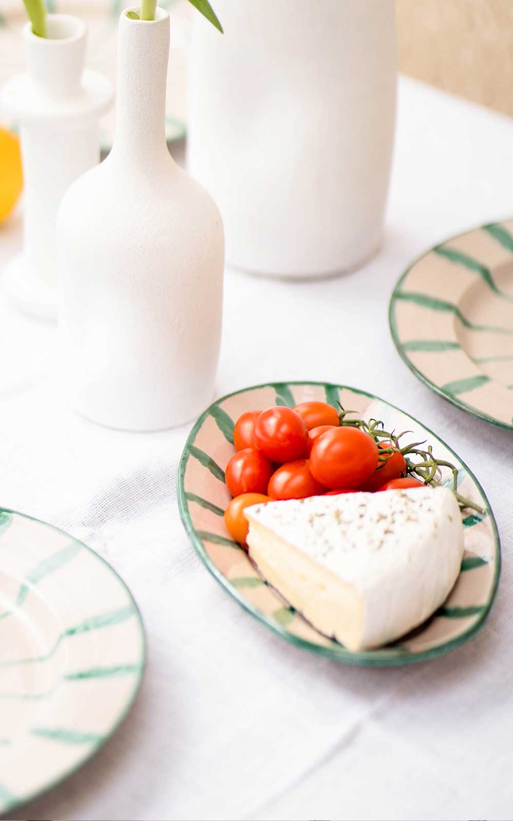 BLUE DESSERT PLATE