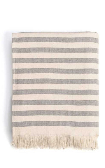 TOALLA BARRA GRIS 100X180