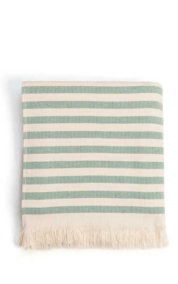 TOALLA BARRA VERDE 70X130