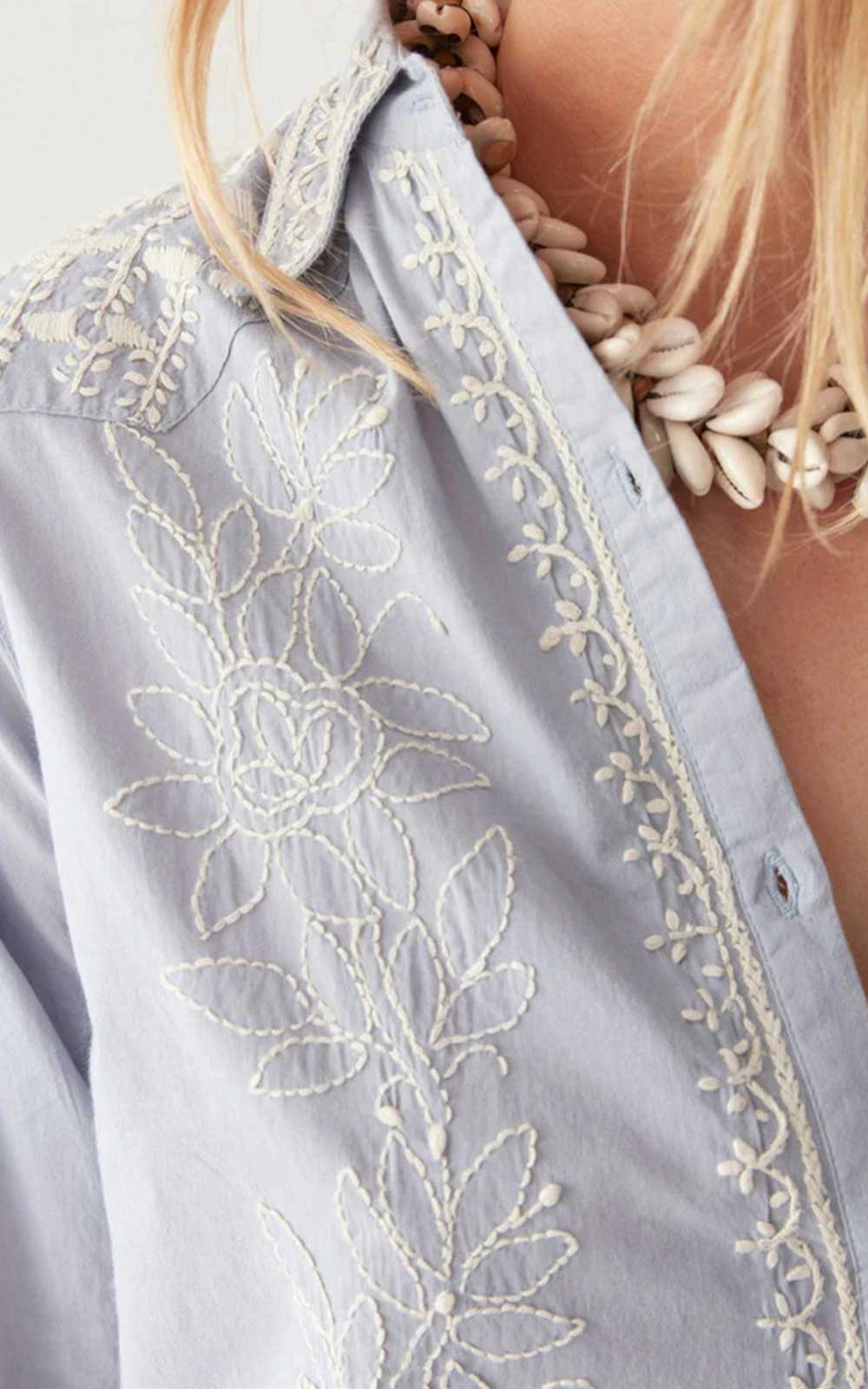 INDIGO GANGS BLOUSE