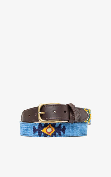 INDIGO AZTEC BELT