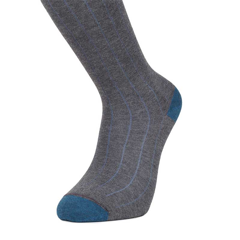 Light blue grey sock