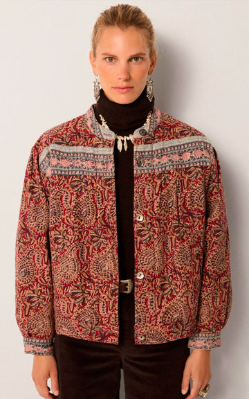 CHAQUETA OLIVIA BURNT RUSSET
