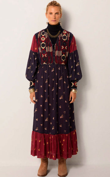 VESTIDO GINEVRA MARINO