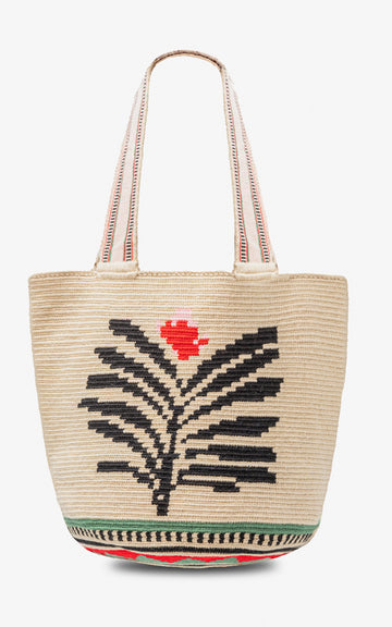 Wayuu Black Flower Totem