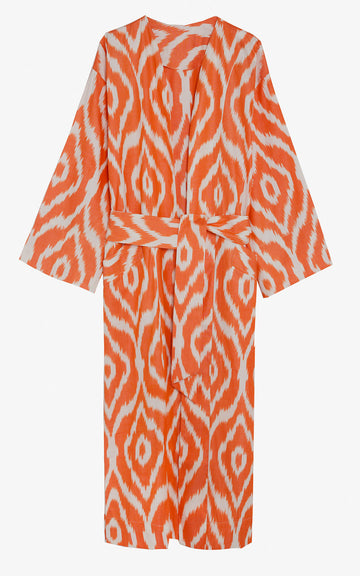 SUMMER KAFTAN IKAT ORANGERIE