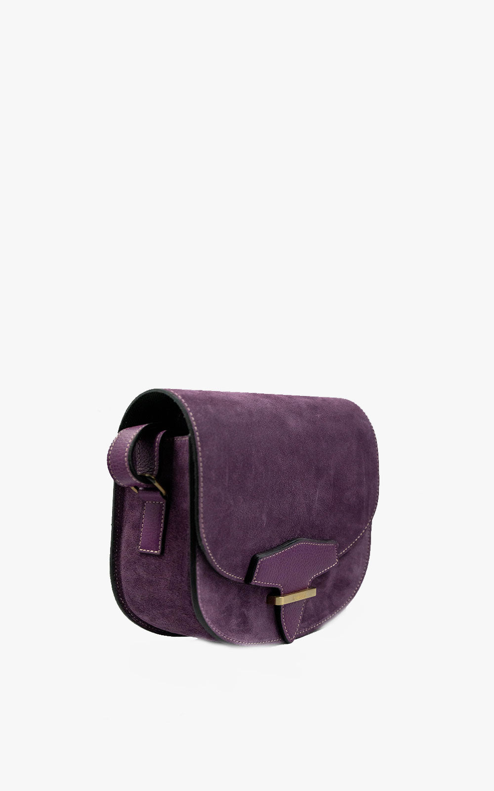 Purple Half Moon Bag