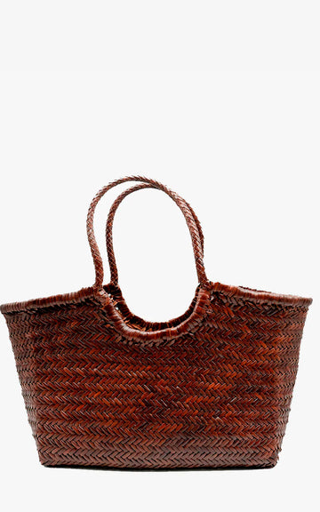 NANTUCKET BIG BASKET BAG BURGUNDY