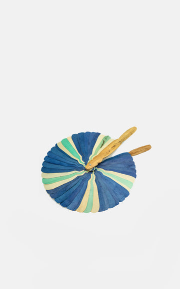 TURQUOISE BLUE PAI PAI FAN