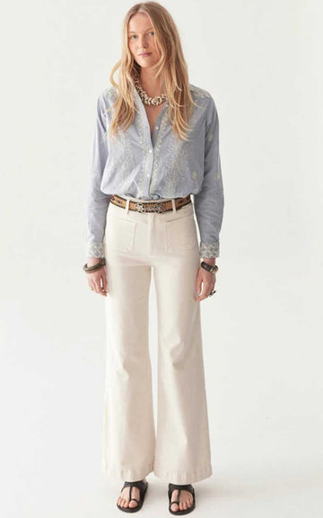 PANTALONE EDNA ECRU