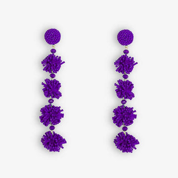 Purple Bhakti Earring