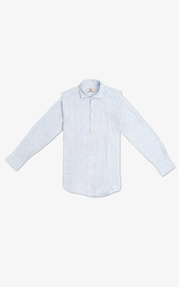 POLERA LINO MEZCLA RAYAS