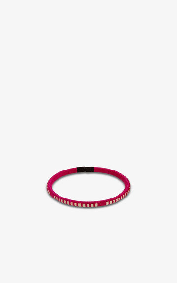 PULSERA WENGUE 5MM ROJA