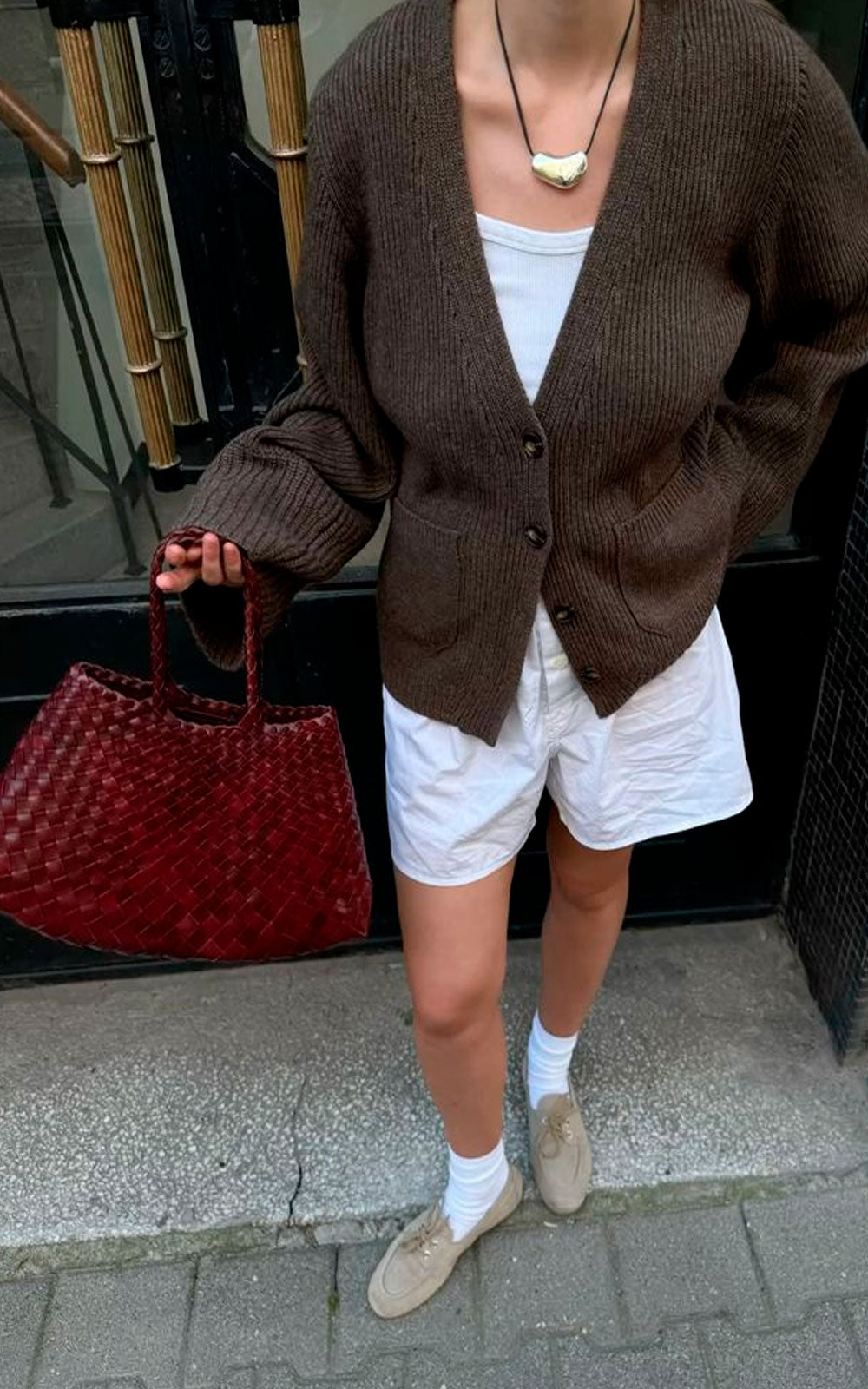 SANTA CROCE BURDEOS BAG