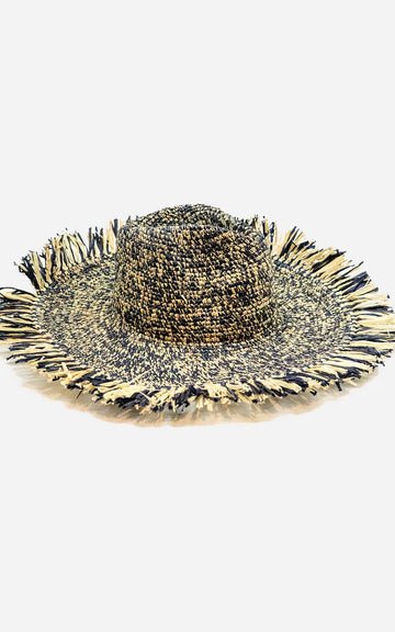 IBIZA HAT NAVY BLUE + NATURAL