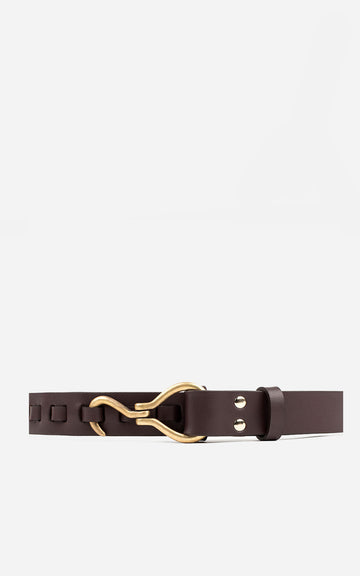 Texas Chocolate Gold Belt