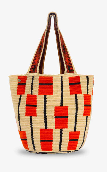 Bolso Wayuu Totem Brick