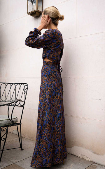 BLUE PIPPA DRESS