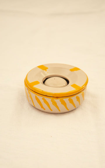 YELLOW ASHTRAY