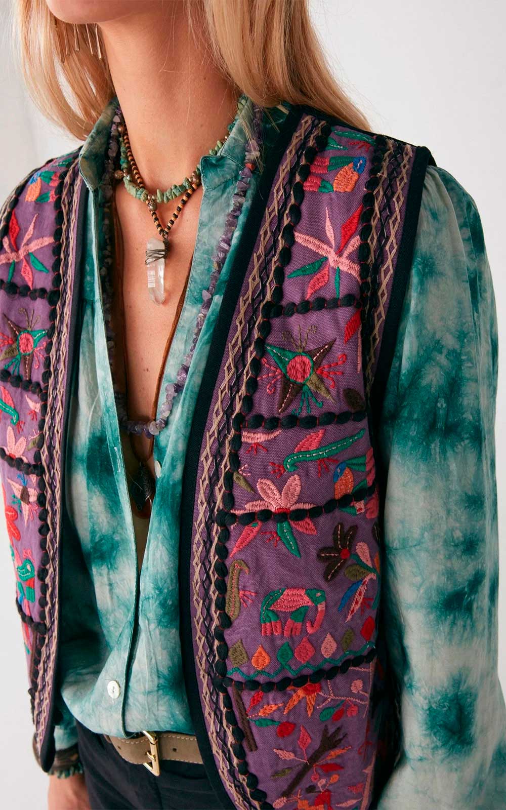 Claudio Deep Purple Vest