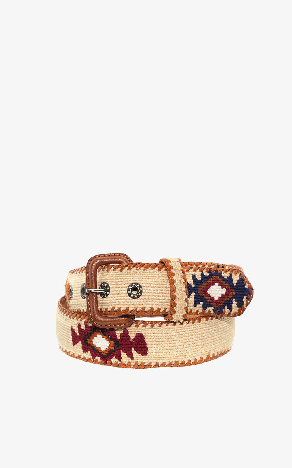 Beige Ethnic Belt Men's fashion online LA MANSA – La Mansa