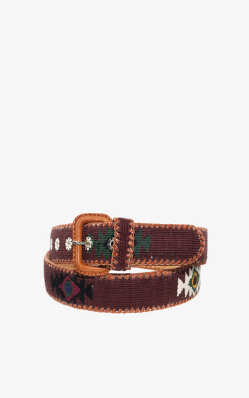 Chocolate Brown Ethnic Belt