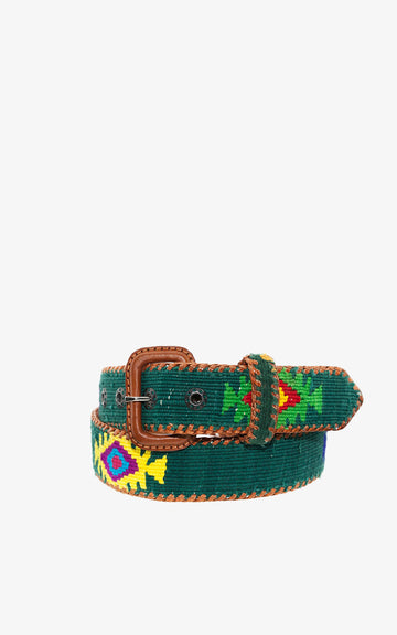 English Green Ethnic Belt