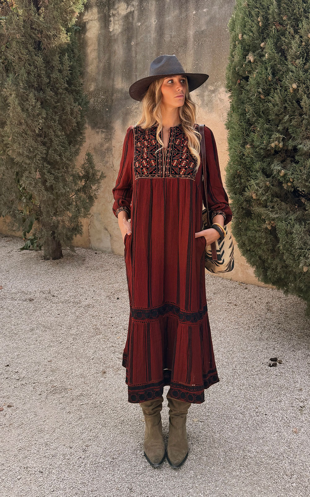 VESTIDO LEILA SAFFRON