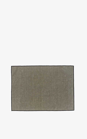 KAKI WAXED PLASTIC MAT