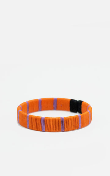 WENGUE BRACELET 10mm ORANGE LILAC