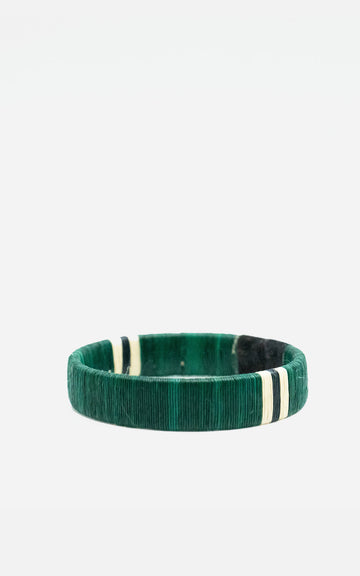 PULSERA WENGUE 10mm Verde Inglés