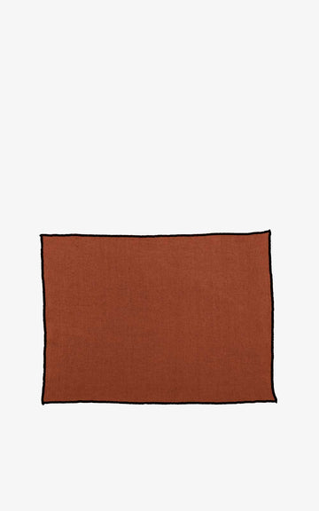TERRACOTTA LINEN PLASTIC PLACE