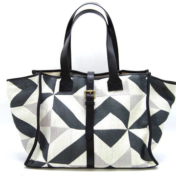 Gray Geometric Malone Bag