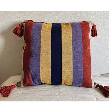 Lilac Mustard Cushion 45x45