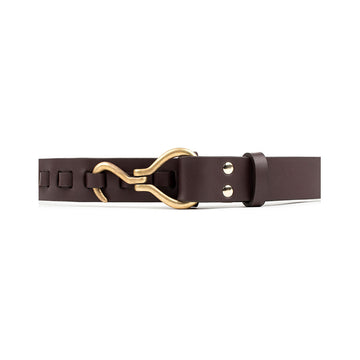 Texas Chocolate Gold Belt