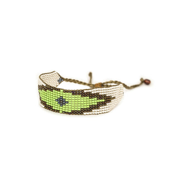 Pulsera Lluvia Blanco Pistacho