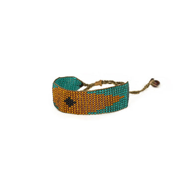 pulsera-lluvia-verde-naranja