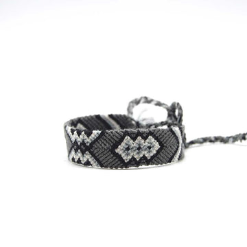 Pulsera Wayuu Gris Oscuro