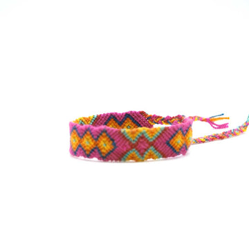 Pulsera Wayuu Rosa