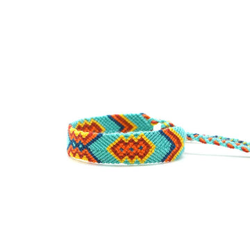 Pulsera Wayuu Turquesa