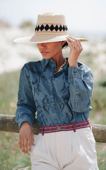 STELLA BLUE DENIM BLOUSE