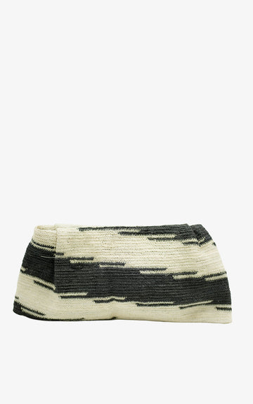 SHIGRAS CLUTCH BLACK & WHITE
