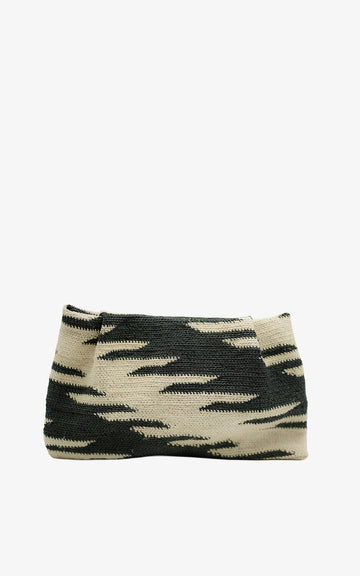 SHIGRAS CLUTCH BLACK & WHITE