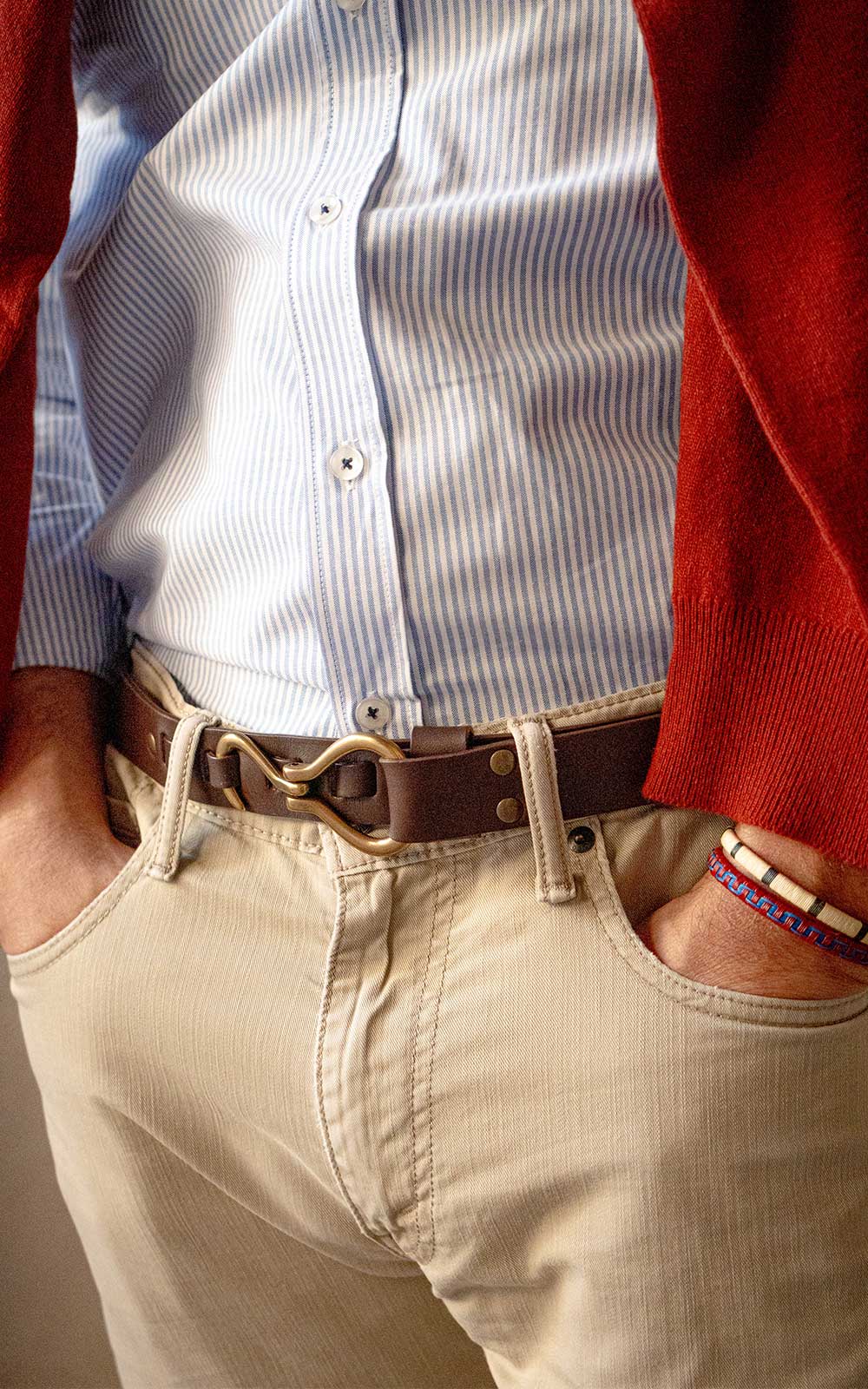 Texas Chocolate Gold Belt