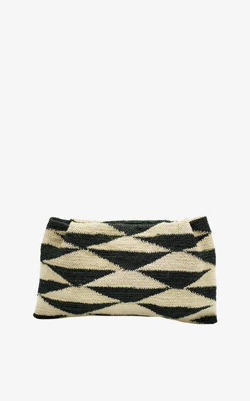 SHIGRAS CLUTCH BLACK & WHITE