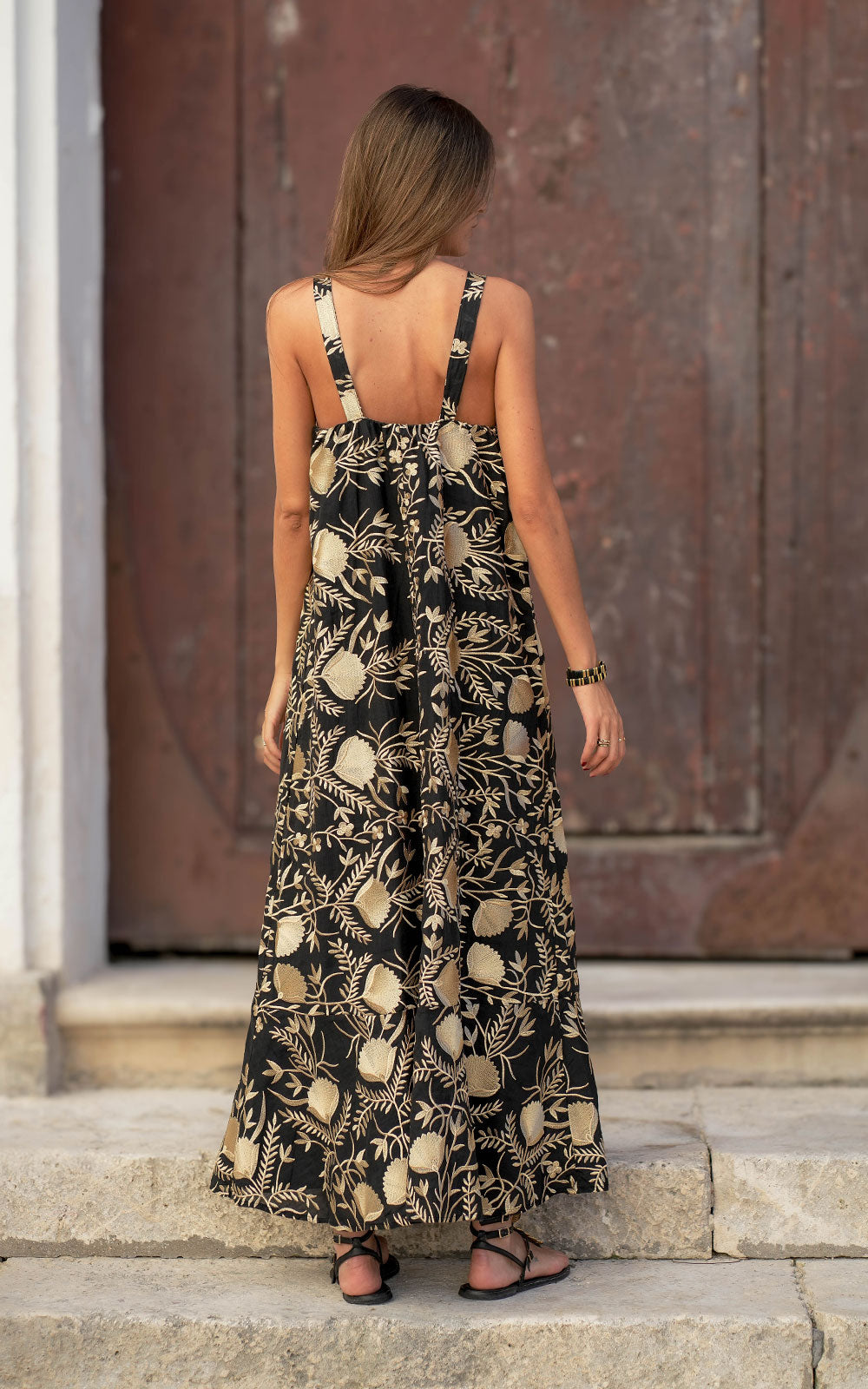 VESTIDO AZALEA BLACK GOLD