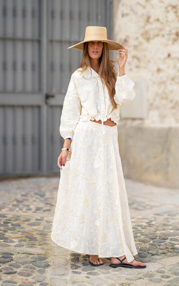 BLUSA AZALEA WHITE CHAMPAGNE
