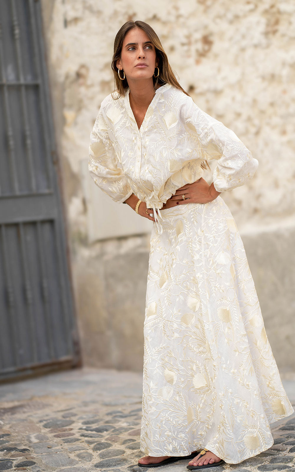 BLUSA AZALEA WHITE CHAMPAGNE