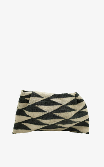 SHIGRAS CLUTCH BLACK & WHITE